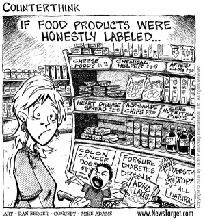 Comic If products were honestly labeled