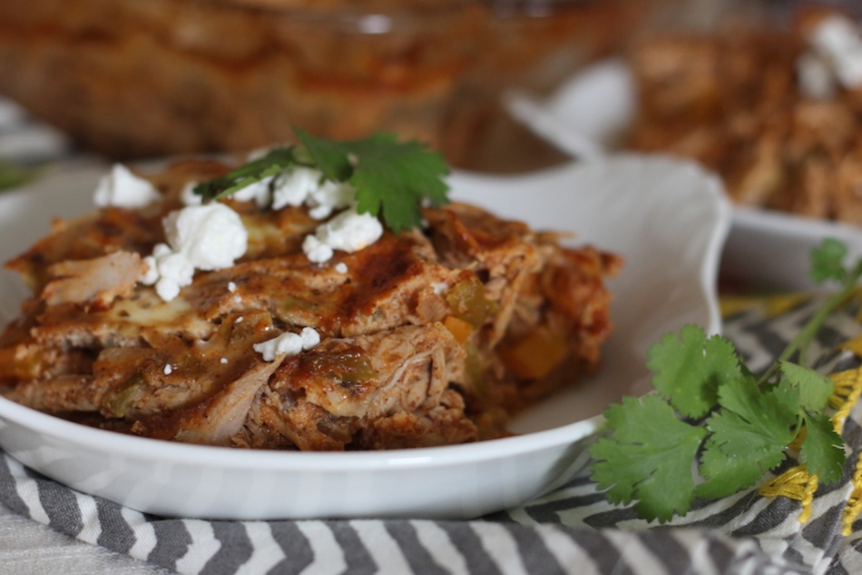 #WhatscookinWednesday: Paleo Chicken Enchalada Bake