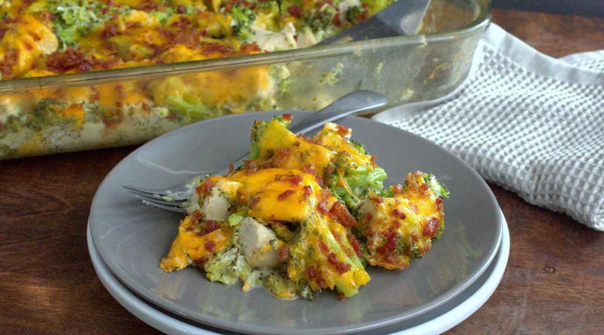 #WhatsCookinWednesday Low Carb Keto Chicken Bacon Ranch Casserole